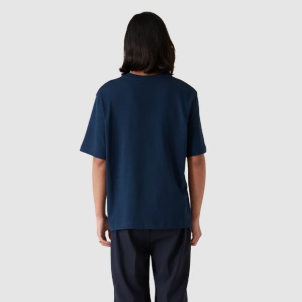 Casablanca Greek Temple T-shirt Navy