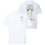 Casablanca La Colomne T-shirt Wit
