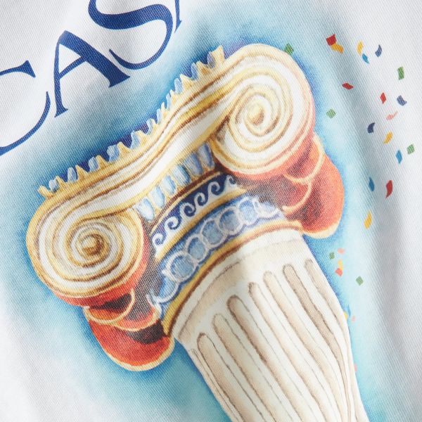 Casablanca La Colomne T-shirt Wit