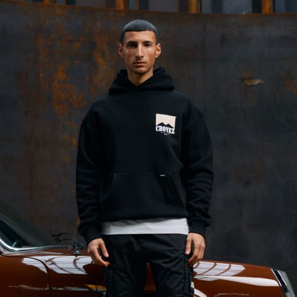 Croyez Fumes Hoodie Zwart