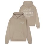 Croyez Gallery Grunge Hoodie Beige