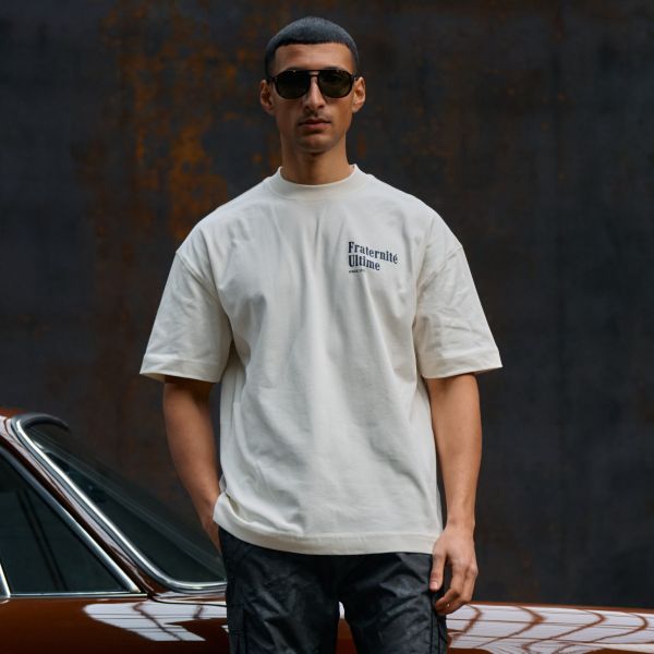 Croyez Vintage Eagle T-shirt Off White