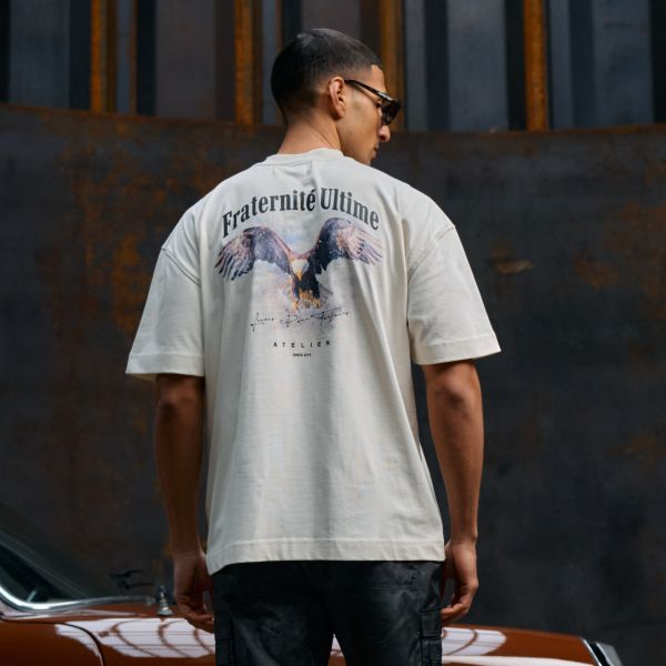 Croyez Vintage Eagle T-shirt Off White