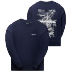 Daily Paper Craft Sweater Donker Blauw
