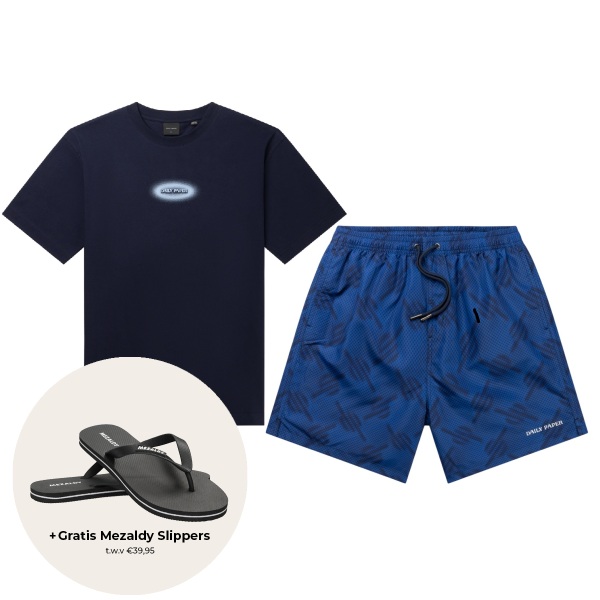 daily paper dotted zomerset donker blauw