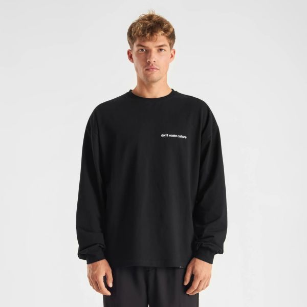 Don't Waste Culture Anderson Longsleeve T-shirt Zwart