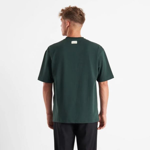 Don't Waste Culture Sardo T-shirt Donker Groen
