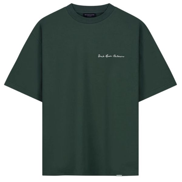 Don't Waste Culture Sardo T-shirt Donker Groen
