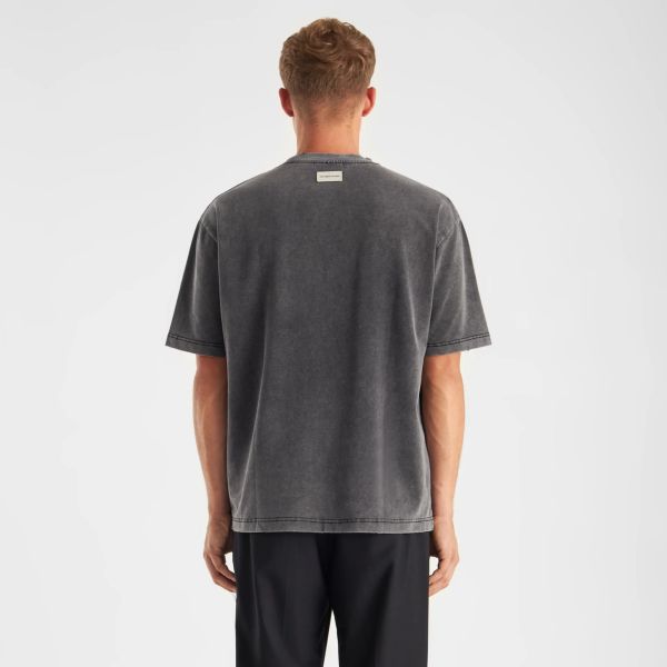 Don't Waste Culture Sardo T-shirt Washed Zwart