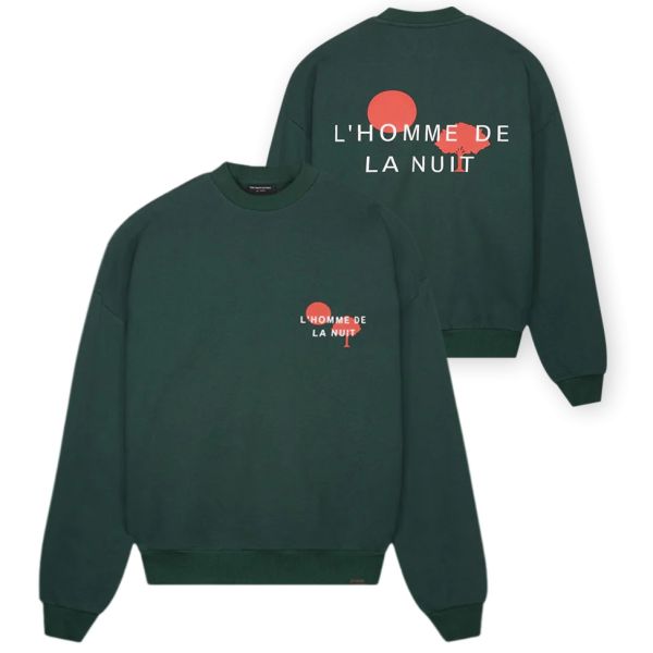 Don't Waste Culture Zuro Sweater Donker Groen