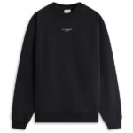 Drôle De Monsieur Slogan Classique Sweater Zwart