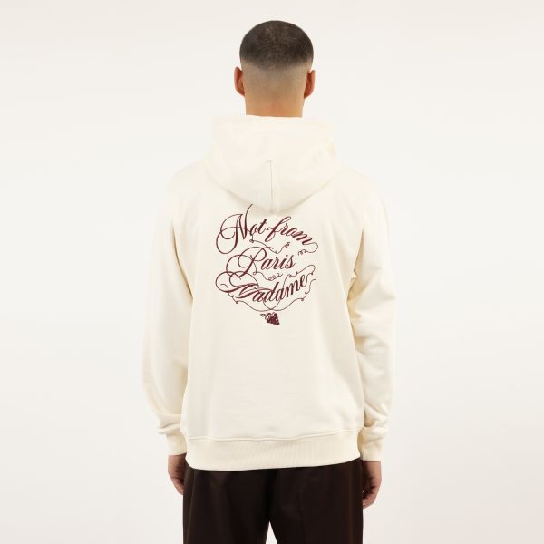 Drôle De Monsieur Slogan Vignes Hoodie Off White