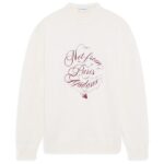 Drôle De Monsieur Slogan Vignes Sweater Off White