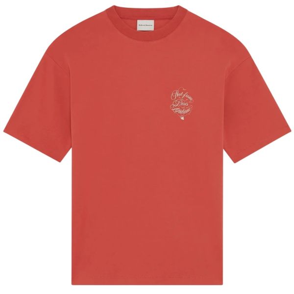 Drôle De Monsieur Slogan Vignes T-shirt Rood