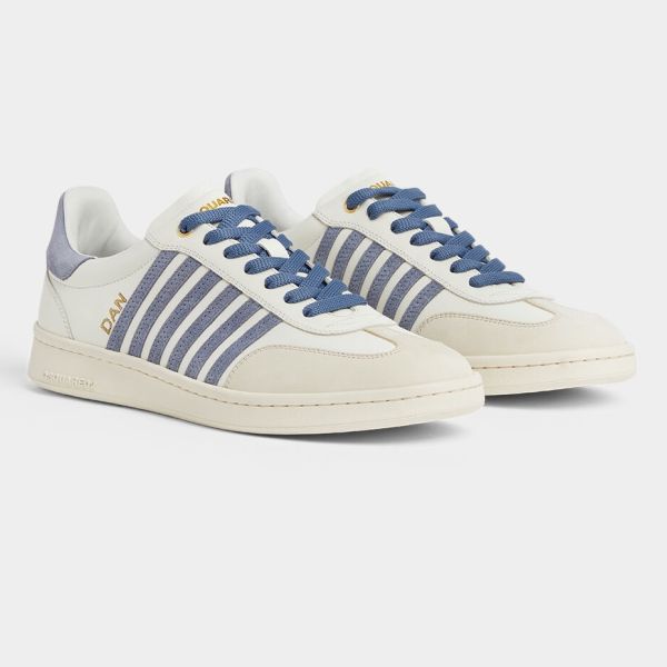 Dsquared2 Boxer Sneaker Wit/Blauw