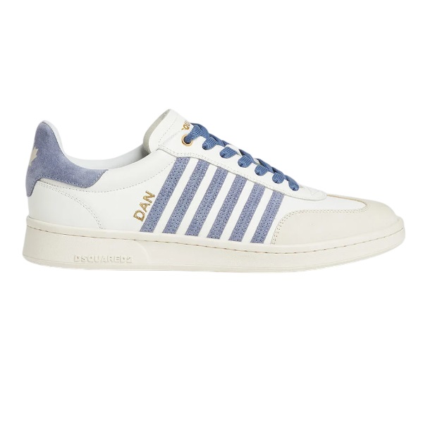 Dsquared2 Boxer Sneaker Wit/Blauw