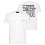 Dsquared2 Ceresio Map T-shirt Wit