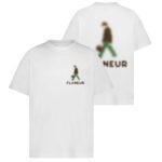 Flâneur Blurred Stroller T-shirt Wit