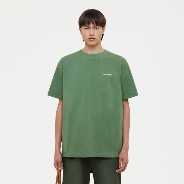 Flâneur Essential T-shirt Groen