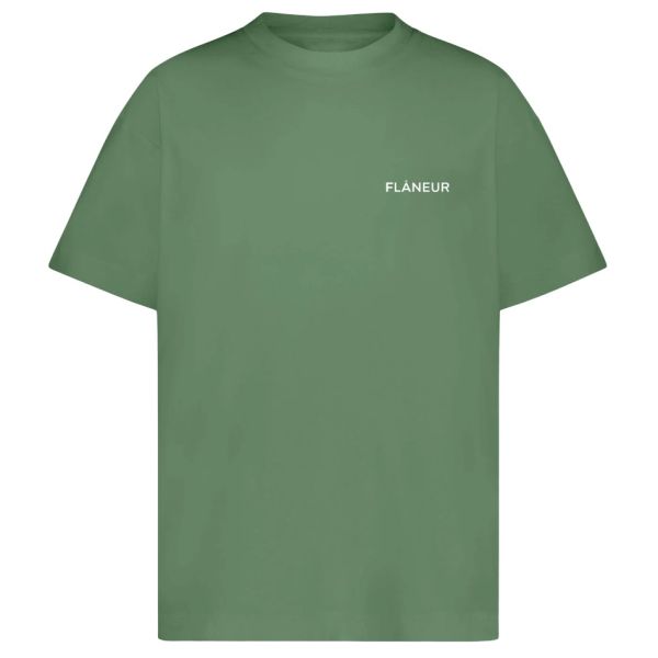 Flâneur Essential T-shirt Groen