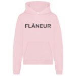 Flâneur Printed Logo Hoodie Roze