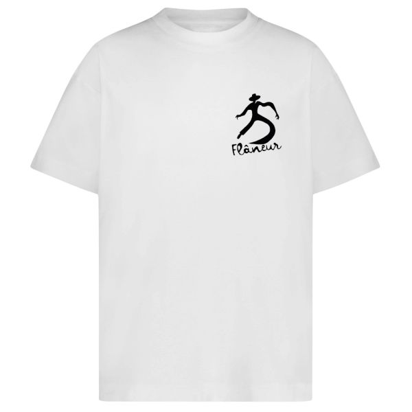 Flâneur Swirl T-shirt Wit