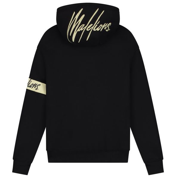 Malelions Captain Hoodie Zwart/Groen