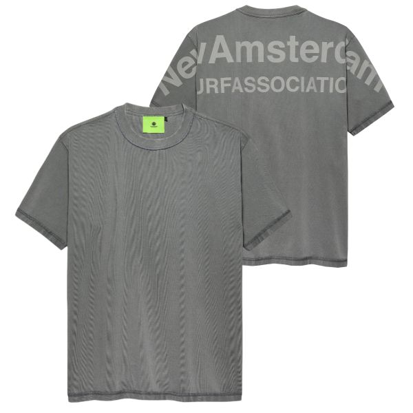 New Amsterdam Surf Association Big Logo T-shirt Grijs