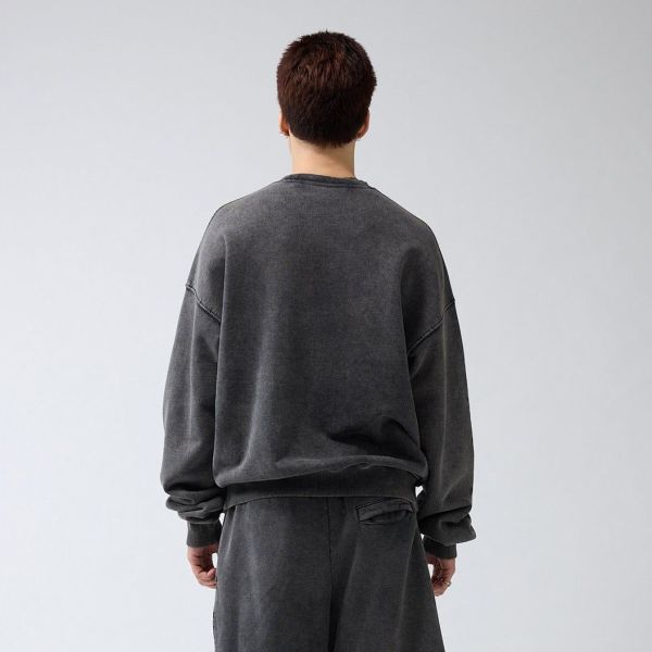 New Amsterdam Surf Association Logo Washed Sweater Zwart