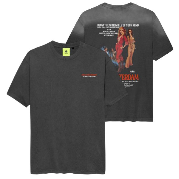 New Amsterdam Surf Association Rated T-shirt Zwart