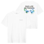 Olaf Marbles T-shirt Wit