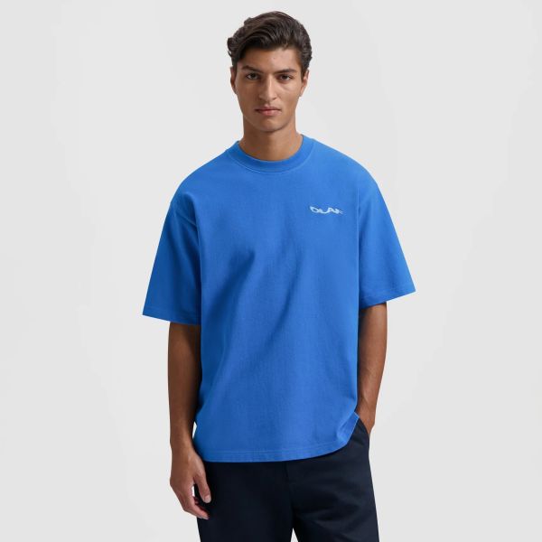 Olaf Wavy Drift Embro T-shirt Blauw
