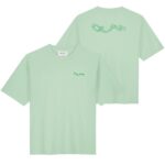 Olaf Wavy Drift Embro T-shirt Groen