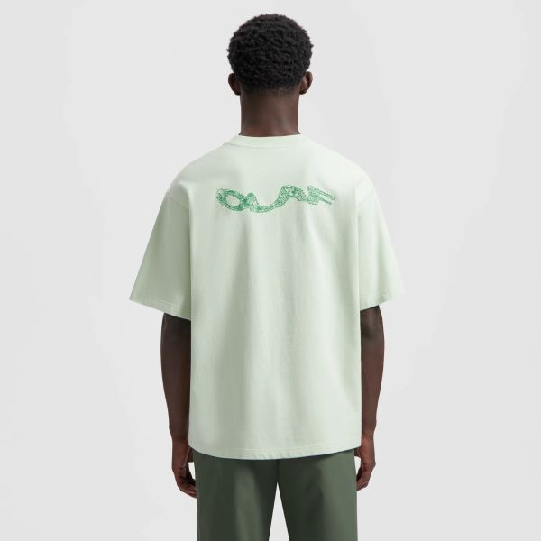 Olaf Wavy Drift Embro T-shirt Groen