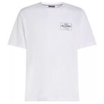 Tommy Hilfiger Monotype Printed Label T-shirt Wit
