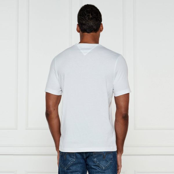 Tommy Hilfiger Monotype Printed Label T-shirt Wit