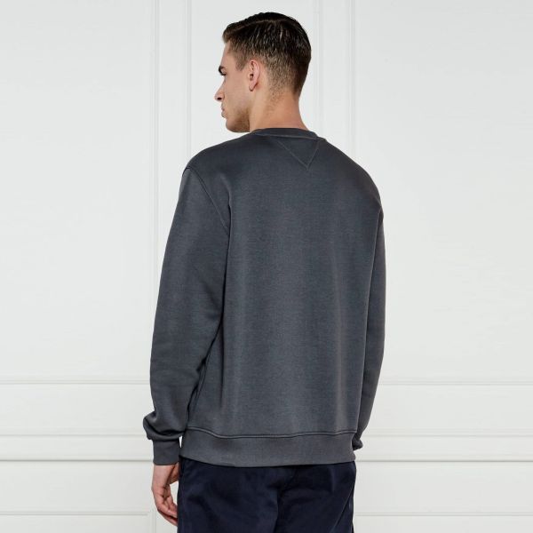 Tommy Jeans Regular Linear Sweater Zwart