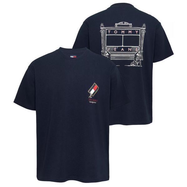 Tommy Jeans Relaxed Novelty T-shirt Navy