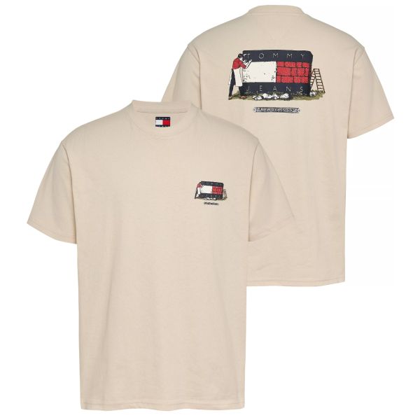 Tommy Jeans Relaxed Novelty T-shirt Off White