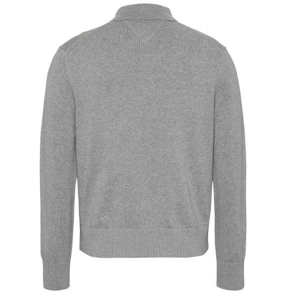 Tommy Jeans Slim Essential Polo Sweater Grijs