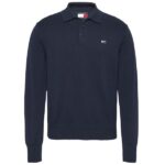 Tommy Jeans Slim Essential Polo Sweater Navy