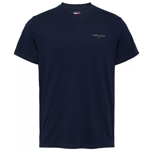 Tommy Jeans Slim Linear Chest T-shirt Navy