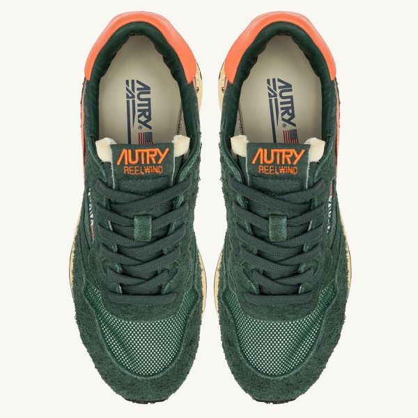 Autry Reelwind Low Sneaker Donker Groen
