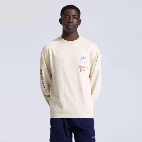 Bram’s Fruit Crate Longsleeve T-shirt Beige