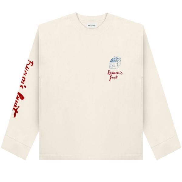 Bram’s Fruit Crate Longsleeve T-shirt Beige