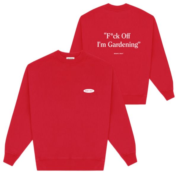 Bram’s Fruit Gardening Sweater Rood