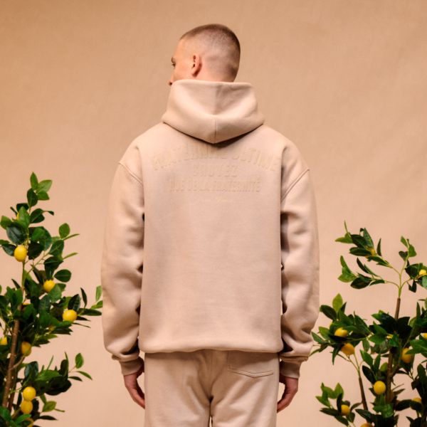 Croyez Fraternité Hoodie Beige