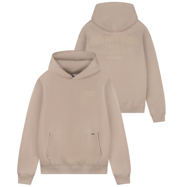 Croyez Fraternité Hoodie Beige