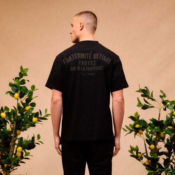 Croyez Fraternité T-shirt Zwart
