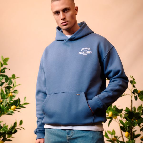 Croyez Gallery Hoodie Blauw